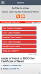 Mobile Screenshot of letters-home.com